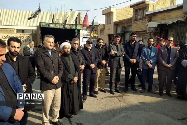دسته عزاداری نوجوانان فاطمی در شهر قنوات قم