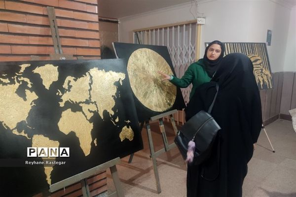 افتتاحیه نمایشگاه نقاشی در نگارخانه کانون فرهنگی و تربیتی شهدای پاکدشت