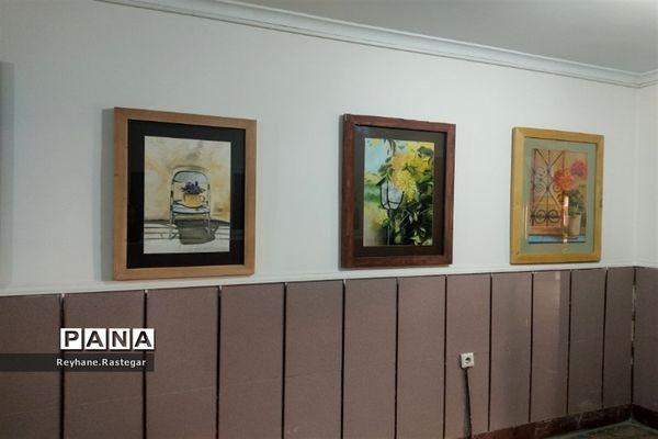 افتتاحیه نمایشگاه نقاشی در نگارخانه کانون فرهنگی و تربیتی شهدای پاکدشت
