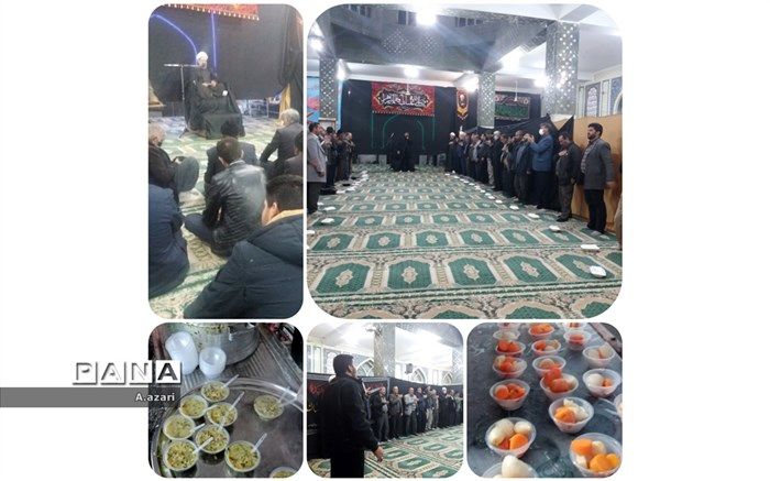 برگزاری مراسم سوگواری حضرت فاطمه زهرا در بن