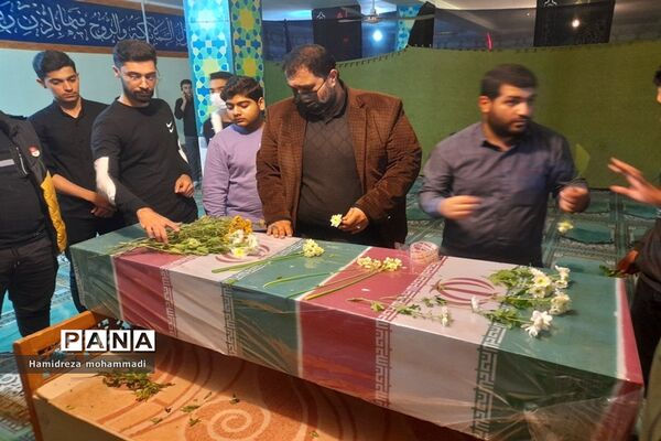 مراسم استقبال از شهید گمنام در قائمشهر