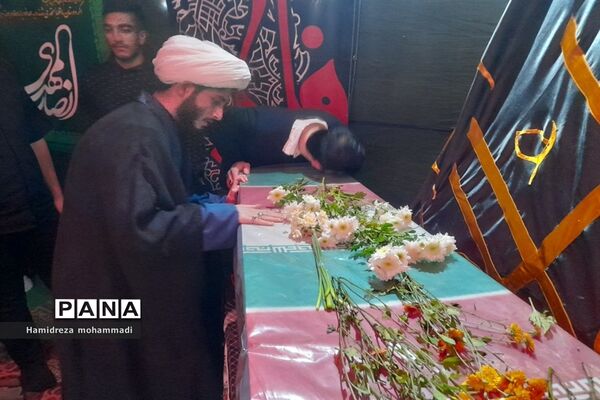 مراسم استقبال از شهید گمنام در قائمشهر