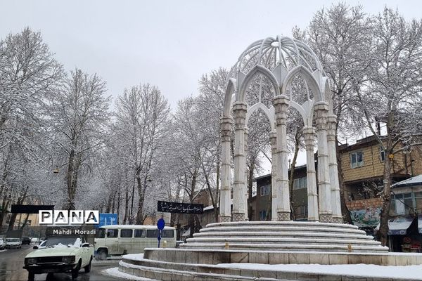 رخت سفید زمستان بر تن طبیعت دماوند