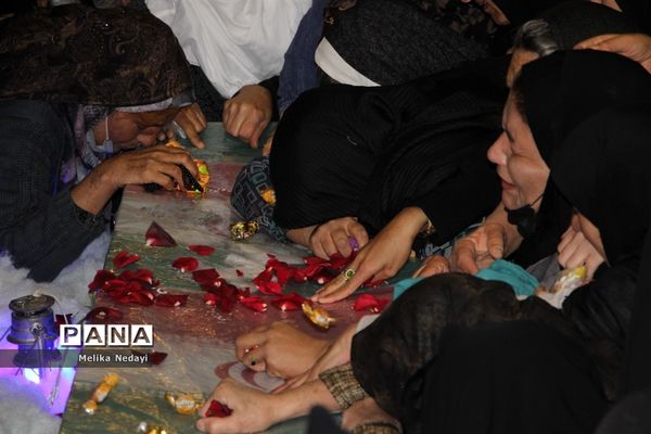 مراسم‌ استقبال و تشییع پیکر شهید گمنام دفاع مقدس در روستای مومن‌آباد تربت‌جام