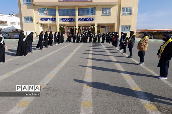 برگزاری مراسم شهادت حضرت فاطمه (س) در دبیرستان فرهنگ