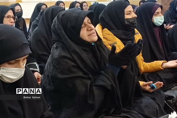 مراسم عزاداری سالروز شهادت حضرت فاطمه زهرا(س) دردبستان دختران شاهد اسلامشهر