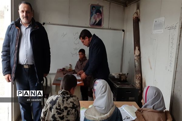 بازدید مدیر آموزش و پرورش شهرستان کلات از مدارس محلات عشایری