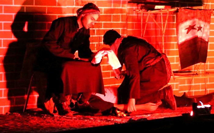 برپایی نمایش «ربیع آتش و خون» در شهر جعفریه قم