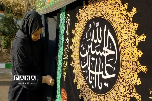 برپایی موکب بمناسبت دهه فاطمیه در دبیرستان دخترانه پرالک