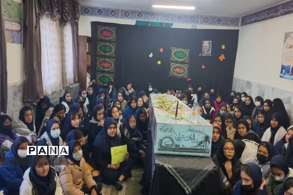 مراسم استقبال از شهید گمنام در شهرستان نظرآباد