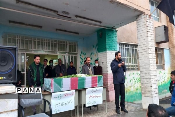 مراسم استقبال از شهید گمنام در شهرستان نظرآباد