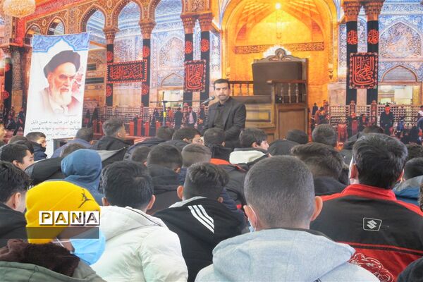 عزاداری دانش‌آموزان شهرستان پردیس در روز شهادت حضرت فاطمه زهرا(س)