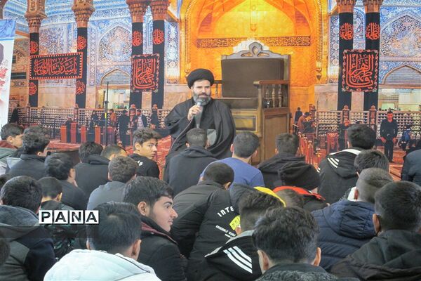 عزاداری دانش‌آموزان شهرستان پردیس در روز شهادت حضرت فاطمه زهرا(س)