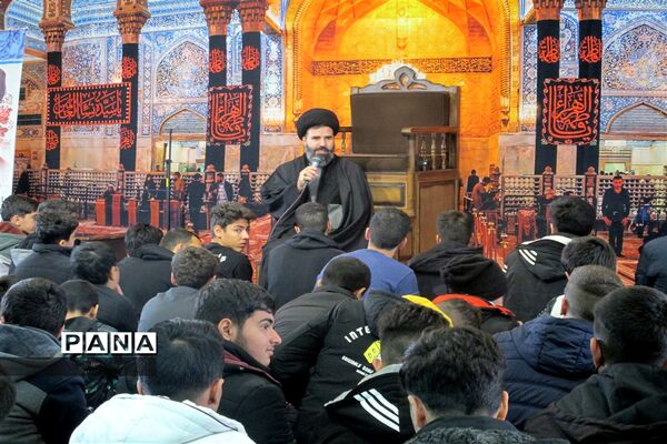 عزاداری دانش‌آموزان شهرستان پردیس در روز شهادت حضرت فاطمه زهرا(س)