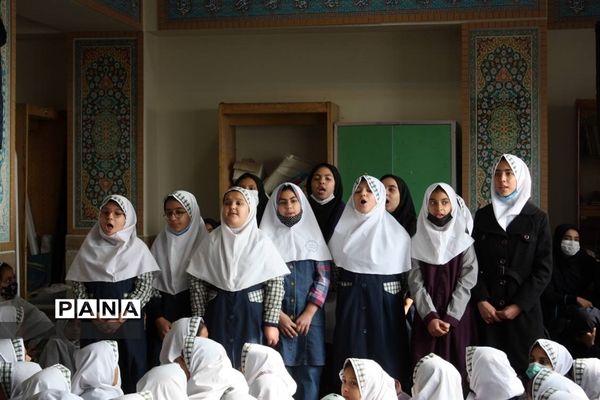 مراسم سوگواری حضرت زهرا (س) در دبستان جلوه حق روستای طغان