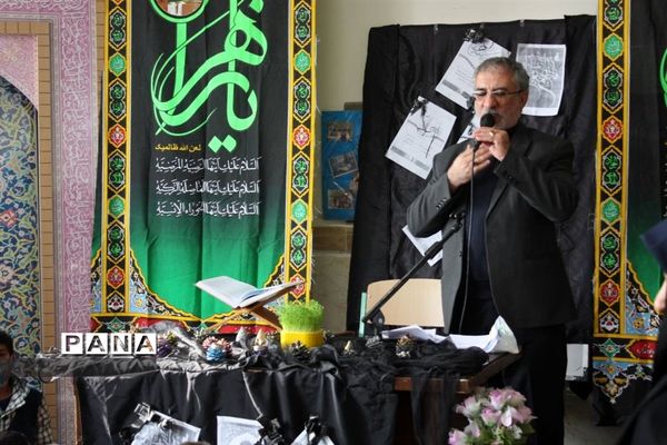 مراسم سوگواری حضرت زهرا (س) در دبستان جلوه حق روستای طغان