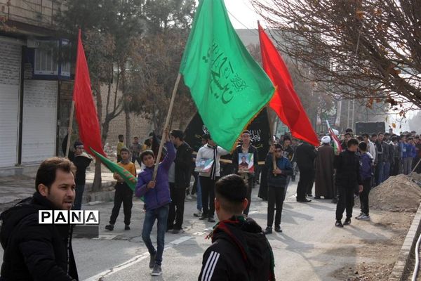 مراسم سالروز شهادت حضرت زهرا (س)هیأت‌های عزاداری دانش‌آموزی جوادآباد