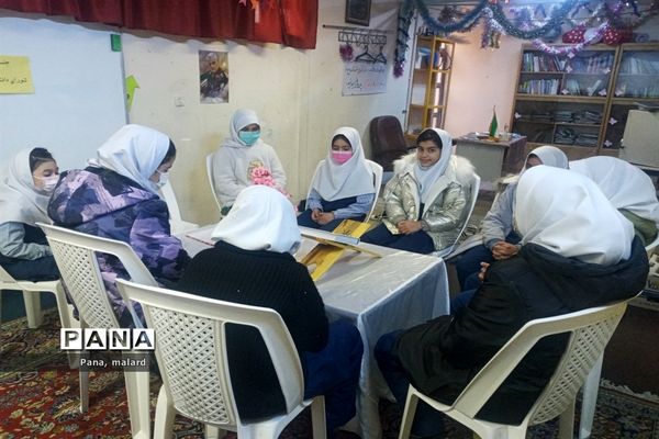 اجرای برنامه‌های مذهبی مدارس ملارد در ایام فاطمیه