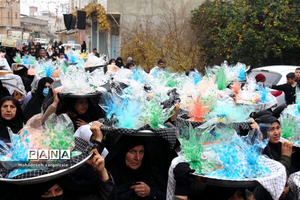 تشییع شهید گمنام  در میاندورود