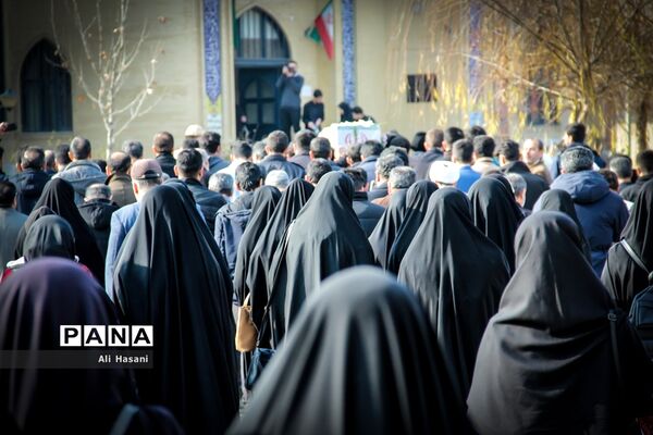 تشییع شهید گمنام دردانشگاه آزاد ارومیه