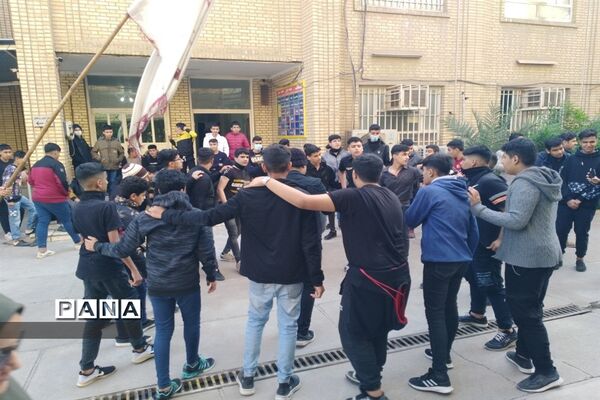 مراسم عزاداری حضرت فاطمه زهرا(س) در ناحیه یک اهواز