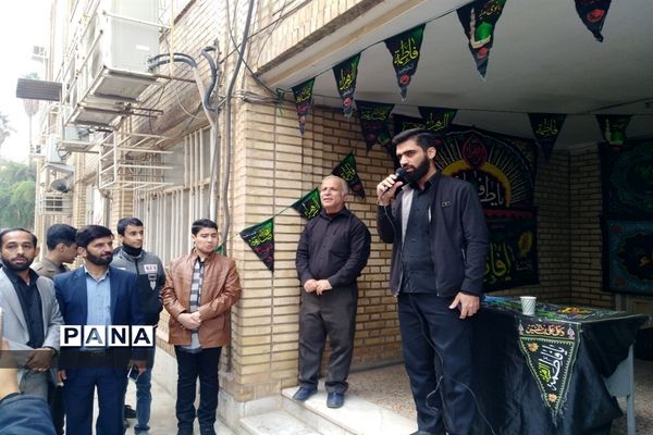 مراسم عزاداری حضرت فاطمه زهرا(س) در ناحیه یک اهواز