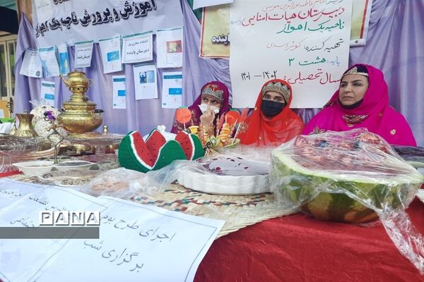 افتتاحیه جشنواره خوارزمی در دبیرستان تشکیلاتی پاینده ناحیه یک اهواز