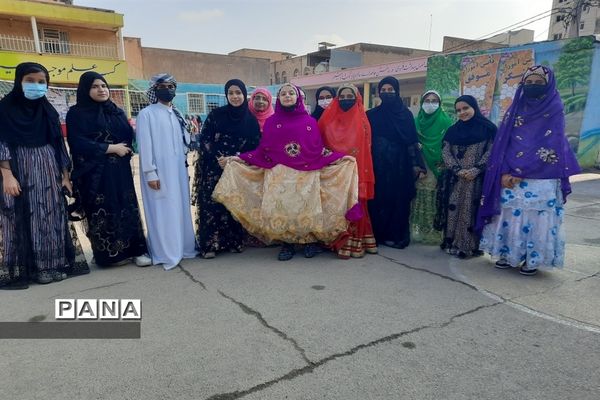 افتتاحیه جشنواره خوارزمی در دبیرستان تشکیلاتی پاینده ناحیه یک اهواز