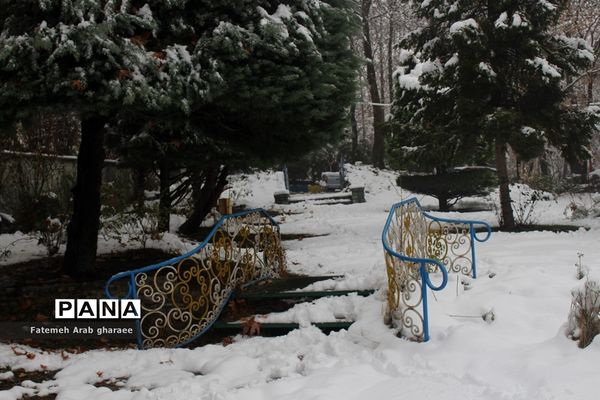 زمین در اردوگاه شهید باهنر لباس سپید به تن کرد