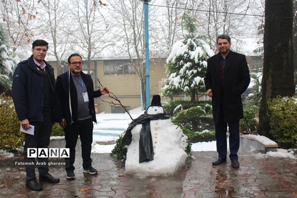 زمین در اردوگاه شهید باهنر لباس سپید به تن کرد