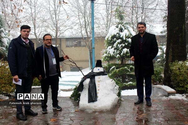 زمین در اردوگاه شهید باهنر لباس سپید به تن کرد