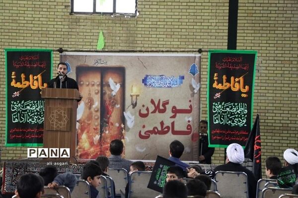 مراسم عزاداری نوگلان فاطمی در باغستان شهرستان شهریار