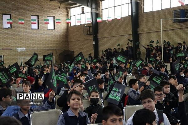 مراسم عزاداری نوگلان فاطمی در باغستان شهرستان شهریار