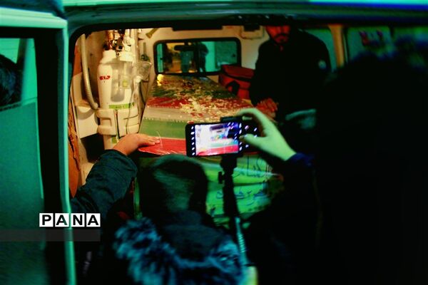 مراسم استقبال از شهید گمنام