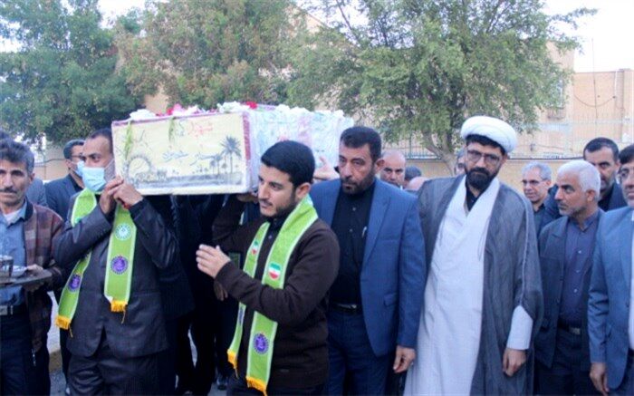 برگزاری آیین "در محضر شهید گمنام" در اداره کل آموزش و پرورش استان بوشهر