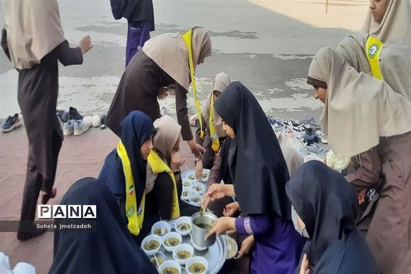 مراسم مجلس  عزاداری حضرت فاطمه زهرا ( س) در مدارس شادگان