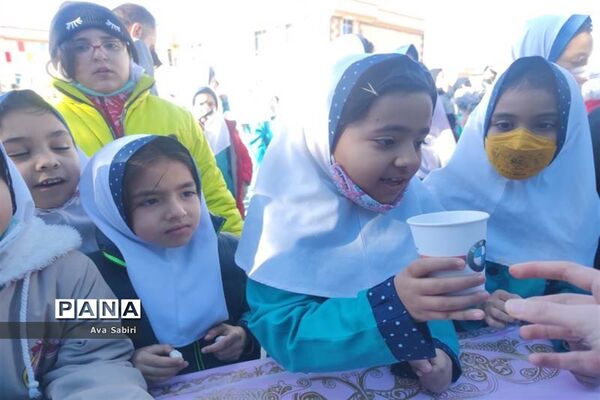 یک روز با شیر در مدارس آباده