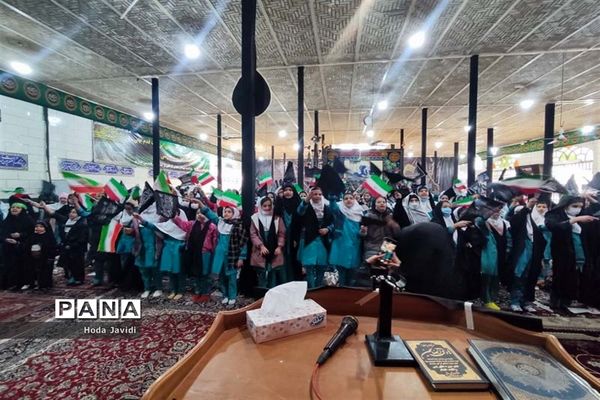 مراسم شهادت حضرت فاطمه زهرا (س ) در مدارس آباده