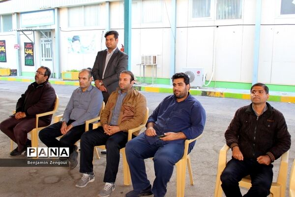 تشییع شهید گمنام در اداره‌کل آموزش و پرورش استان بوشهر