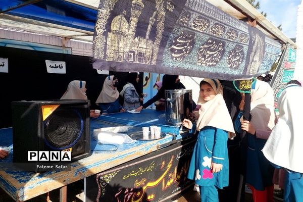 برگزاری سوگواری ایام فاطمیه در مدارس دخترانه کاشمر