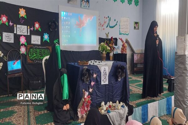 برگزاری سوگواری ایام فاطمیه در مدارس دخترانه کاشمر