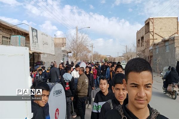 دانش‌آموزان کندر در سوگ حضرت فاطمه زهرا(س)