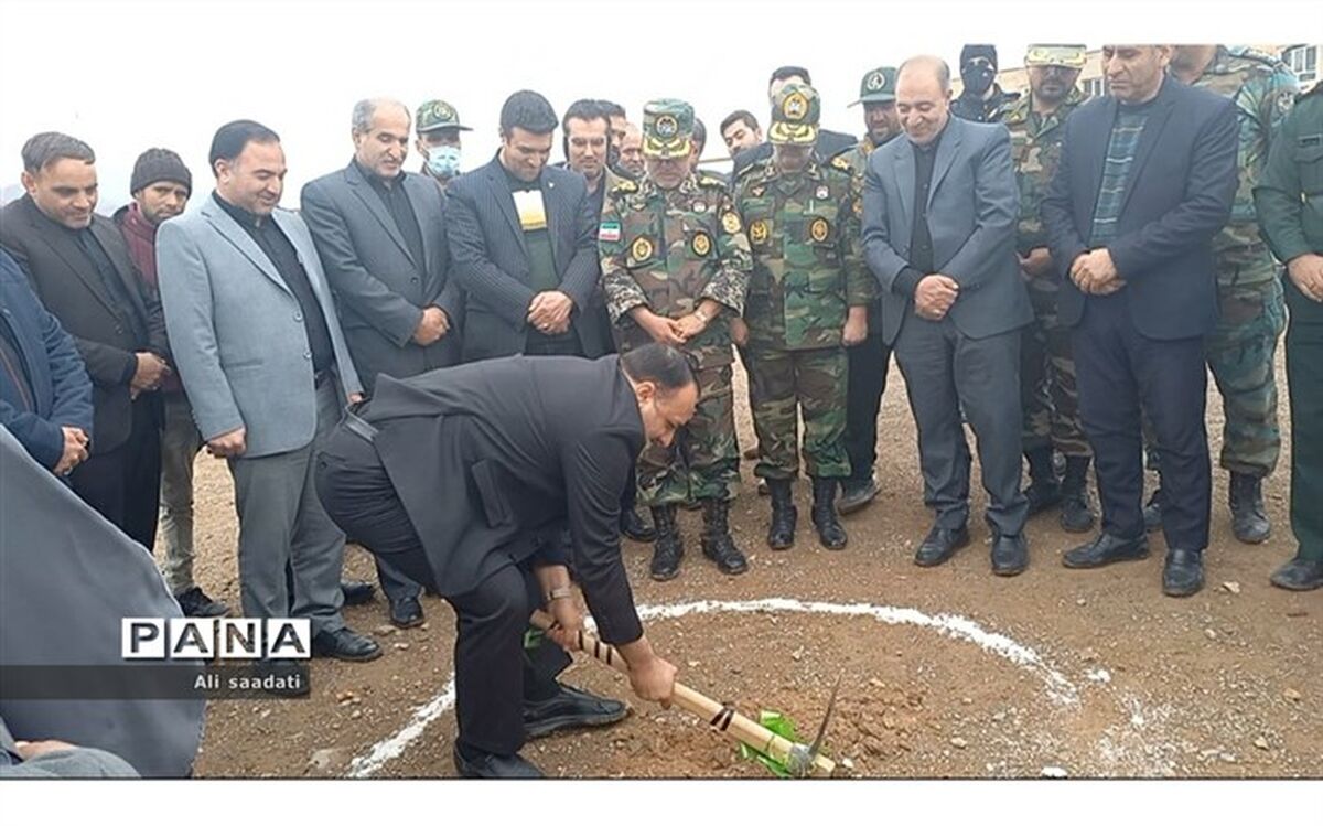 برگزاری آیین کلنگ‌زنی آموزشگاه سه کلاسه در شهرستان کلات