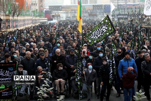 اجتماع فاطمیون در میدان هفت تیر