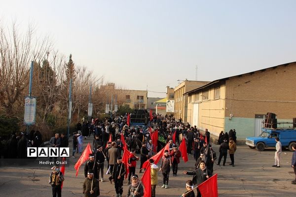 اقامه عزای هیأت دانش‌آموزی انصارالمهدی(عج)آموزش و پرورش اسلامشهر