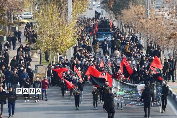 اقامه عزای هیأت دانش‌آموزی انصارالمهدی(عج)آموزش و پرورش اسلامشهر