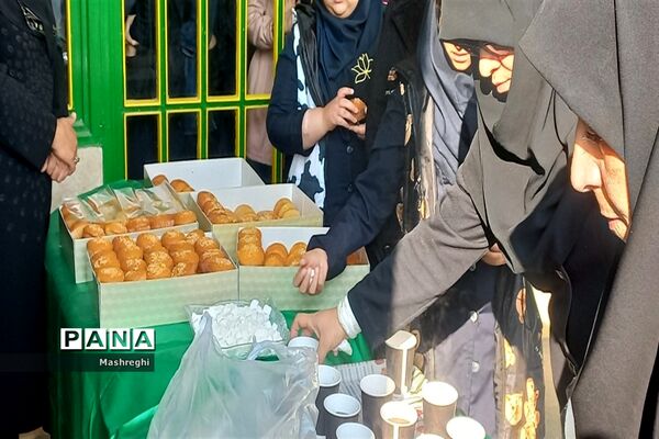 مراسم عزاداری دهه فاطمیه هیأت دانش‌آموزی ریحانه الحسین دبیرستان شاهد مسفروش کاشان