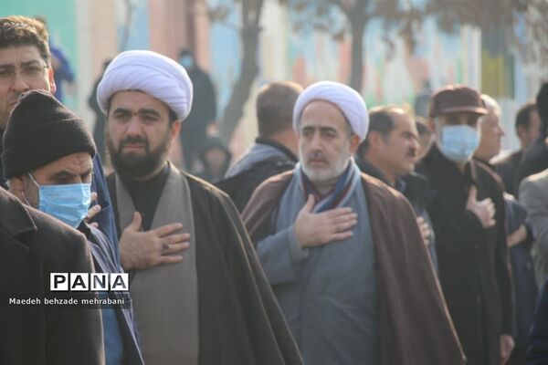 دسته عزاداری به مناسب شهادت فاطمه زهرا(س) در شهرستان قرچک