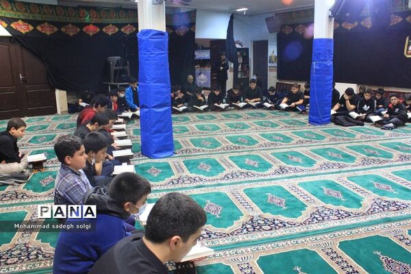 برگزاری مراسم  عزاداری شهادت حضرت فاطمه زهرا (س)در دبیرستان علامه حلی ۴ منطقه ۱۴
