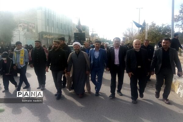 استقبال از شهید گمنام دفاع مقدس در منطقه ششده و قره بلاغ